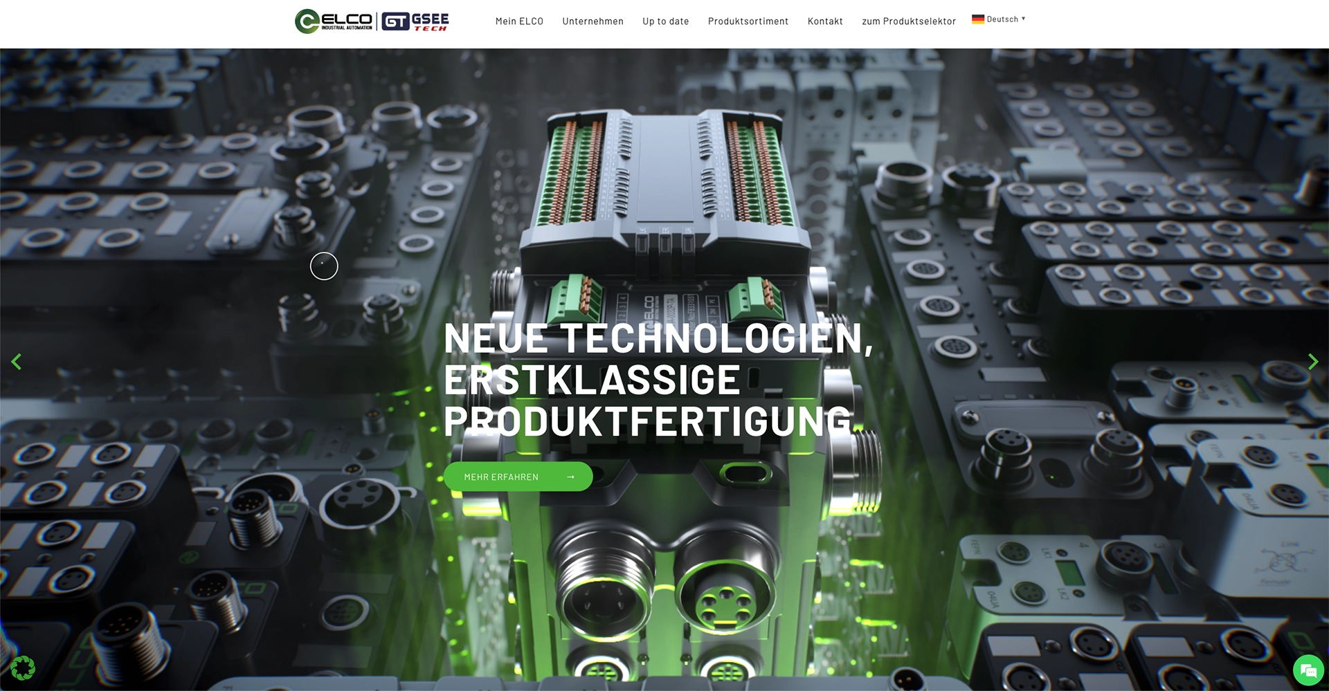 Websiteprojekt ELCO Automation